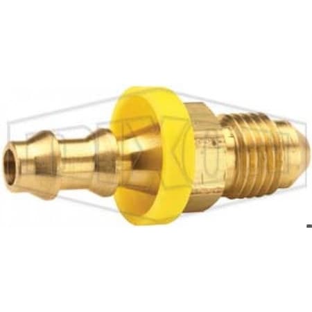 Dixon Hose Barb, 7/8-14 x 5/8 in Nominal, MUNF x Hose Barb, Brass, Domestic 2861014C